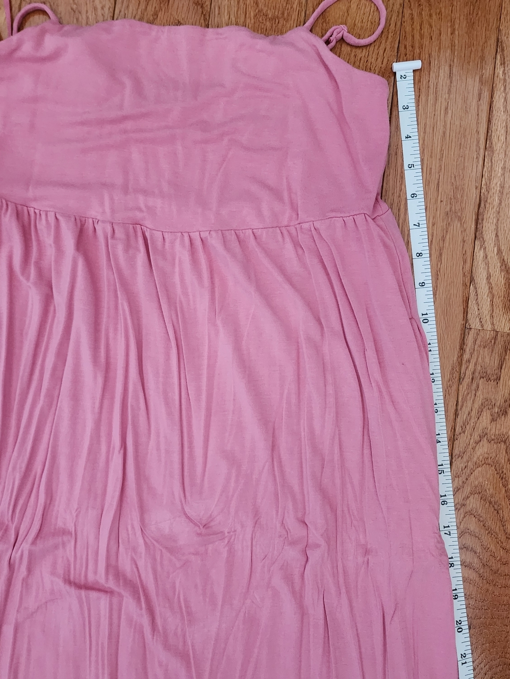 Old Navy Pink Spaghetti Strap Dress - Picture 4 of 8